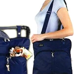 Jolly Jumper Cross-body Mommy Tote Bag Stroller Diaper Bag with Pad